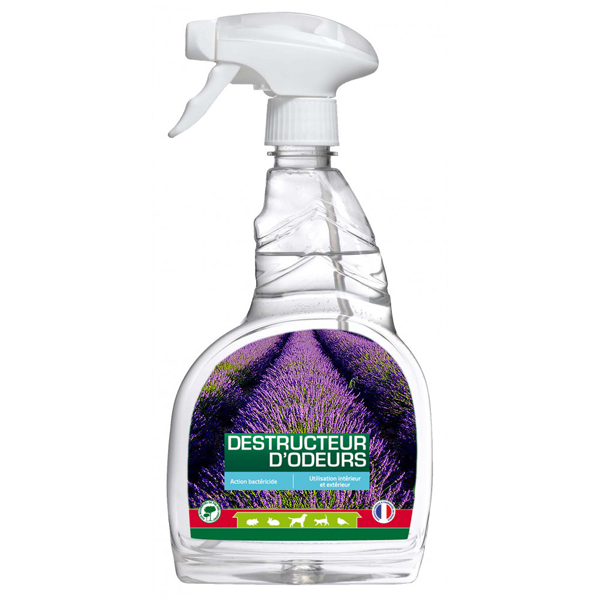 Destructeur d'odeurs puissant parfumé Jacynthe verte 500ml - Manihygiène