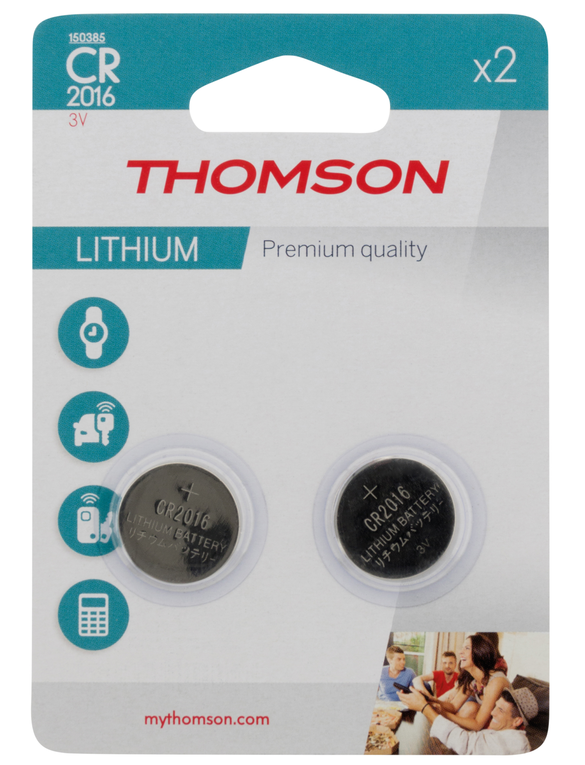 Pile bouton lithium CR2032 (Blister de 1 pile)