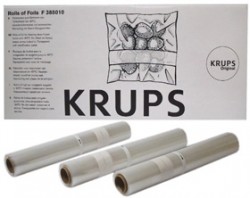 3 ROULEAUX SOUDE SAC KRUPS VACUPAC  F3850010