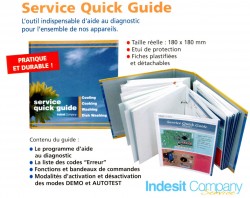 QUICK GUIDE SERVICE DIAGNOSTIC  INDESIT