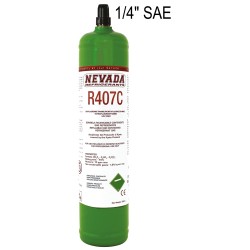 RECHARGE GAZ REFRIGERANT R407c  1 Kg -  900 ml  CLIM.       1/4                      R77