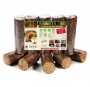 BUCHES de BOIS COMPRESSE 30cm  SAC de 5